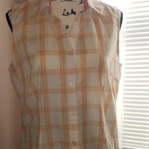 Basic editions sleeveless blouse